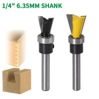 1PC 1/4－6.35MM Shank Milling Cutter ไม้แกะสลัก 14 องศา 1/2－Dovetail Router Bit Woodwork Tenon Cutter สําหรับเครื่องมืองานไม้