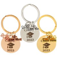 Graduation Gift Keychain Key Pendant Favor Keyring Grad Party Jewelry Themed Year Charm Metal Creative Keychains Ring