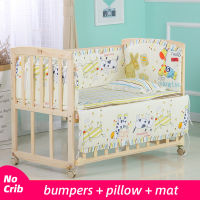 5Pcs baby crib bedding set kids bedding set 100x60cm newborn baby bed set crib bumper baby cot set baby bed bumper CP01