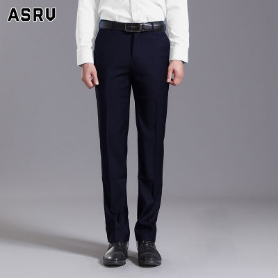 ASRV กางเกงขายาวผู้ชาย,สูทธุรกิจลำลองทรงตรงเข้ารูปใหม่