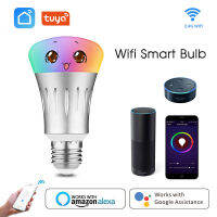 Smart WiFi Light Bulb Inligent Colorful LED Lamp 7W RGBW APP Remote Control Works with Alexa for Stage Party Festival