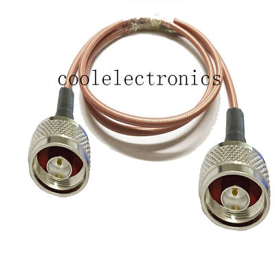RG142 N Male to N male RF Coax Pigtail Connector Low Loss Coax Cable 10/15/20/30/50cm 1/2/3/5/10M