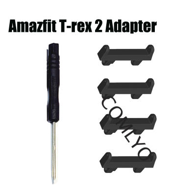 สำหรับ Amazfit T-Rex 2 T Rex 2อะแดปเตอร์โลหะสแตนเลส Lugs สมาร์ทนาฬิกาสายเชื่อมต่อไขควง Accessories