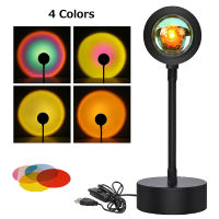 Smart Bluetooth Sunset Projection Lamp Sunset Projector Night Light APP Remote Led Lights for Room Decoration Photography Gifts