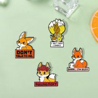 【YF】 Quotations Enamel Pins I BUSY Fun Brooch Lapel Badge Cartoon Jewelry for Friend