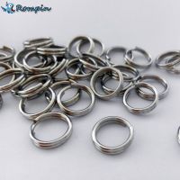 【cw】 Rompin 100PCS Split Fishing Rings for Blank Lures Crankbait Hard Bait change Round O rig ！