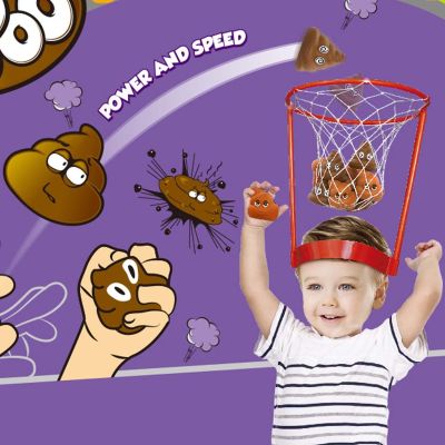 Outdoor Headband Hoop Fake Poops Toys Security Catching Game Parent-child Game Kids Basketball Shooting Learning Educational Gif