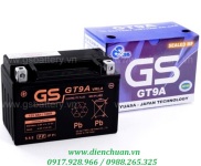 Ắc quy khô GS GT9A 12V-9Ah dùng cho xe Spacy, Majesty, vespa LX, Atila