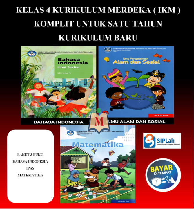 Kelas 4 Set Paket Isi 3 Buku IKM Kurikulum Merdeka ( Bahasa Indonesia ...