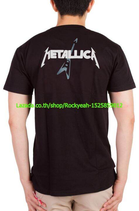 เสื้อวง-metallica-เสื้อวินเทจ-ผ้าร้อยแท้-เมทัลลิกา-ไซส์ยุโรป-rcm1136