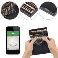 เครื่องดนตรีเปียโน Kalimba Thumb 17คีย์ Kalimba Pine Thumb Wood แบบพกพาเปียโน African Sanza Mbira