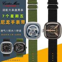 suitable for SEVENFRIDAY Mens Nylon Canvas Watch Strap P2/PS1/M2/Q2/ P1B/01 Series 26 28m