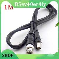 B5ev40er4ly SHOP B5ev40er4ly SHOP 1M BNC Male to Female Plug CCTV Extension Coaxial Line Cable Connector Adapter for CCTV Camera Home Security