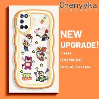 เคส Chenyyyka สำหรับ OPPO A52 A72 A92 4G เคสการ์ตูนเรื่องของเล่นน่ารักดีไซน์ใหม่ขอบครีมนุ่มโปร่งใสลายกล้องถ่ายรูปเคสมือถือเคสฝาครอบป้องกันอ่อนโยนเรียบง่าย