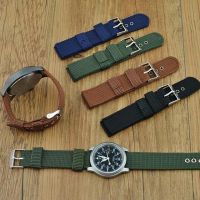 Tali Jam Tangan Tentara Nilon Tahan Air Wrist Watch Band 18Mm 20Mm 22Mm 24Mm Pengganti Tali Baru Ремешок для Часов