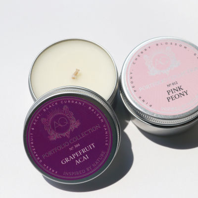 【 Shanghai 】AquiesseAQ Iron Can Aromatpy Candle Soy Wax eless Travel Can Portable Series 57g