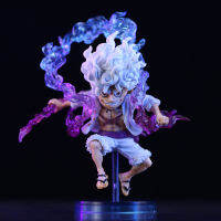 10cm Nika Luffy Action Figure Sun God White Hair Model Dolls Toys For Kids Home Decor Gift Collection