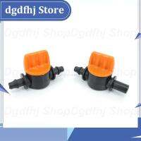 Dgdfhj Shop 4/7mm 6mm Hose Water Valve Garden Auto Drip Irrigation connector System 1/4" Mini Pipe Watering Barbed Switch Control Fittings