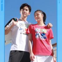 Victor Win More Than T - 30025 Wake VICTOR Knitted T-Shirt Of Sports Training Series Badminton Sports Clothing For Men And Women