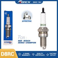 Screw Type Normal Spark Plug TORCH D8RC Replace for Candle DR8EA DR8ES Denso X24ESR-U YAMAHA 94703-00333 SUZUKI 09482-00399 Spark Plugs Wires