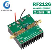 RF2126 400MHZ 2700MHZ broadband RF Power Amplifier 2.4GHZ 1W For Bluetooth Ham Radio Amplifier with heat sink New