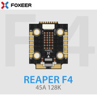 Foxeer เครื่องเก็บเกี่ยว F4 45A ขนาดเล็ก128K 4in1 BL32 ESC 20*20มม. M3 3-6S DShot150 BLHeli32/300/600/1200/มัลติช็อต/OneShot สำหรับสำหรับแข่ง FPV