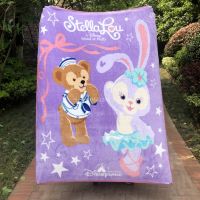 Cartoon SlaLou Rabbit Duffy Bear Flannel Blankets Throws on Bed Sofa kids Watch Soft Comfortable Boys Girls Gift