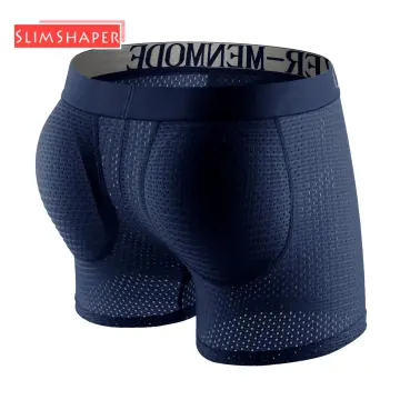 Mens Underwear Boxer Mesh Mens Padded Underwear Boxer With Hip Pad