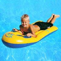 ☋ intelligence thickened childrens inflatable Surfboard learn to swim kickboard airship foam summer toy