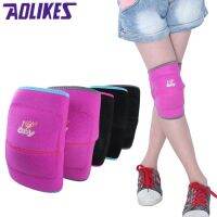 AOLIKES 1 Pair Child Kids Elastic Sports Leg Knee Support Brace Wrap Protector Knee Pads Protector Knee Pads protective sports