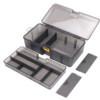 Layer Tackle Fishing Accessories Transparent Plastic Fake Bait Storage Boxes Fishings