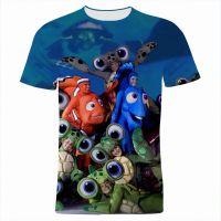 Disney Finding Nemo Cartoon Anime Children Tee Shirt Summer Short Sleeve Women Clothes Streetwear Mens T-shirt