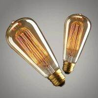 Shuaicai [ Lowest Price ] E27 40W T45 Vintage Edison หลอดไฟหรี่แสงได้360 ° แสงสีขาวโบราณหลอดไฟรีโทร LED หลอดไฟ Lampada สำหรับ Home/บาร์/ตกแต่งคาเฟ่