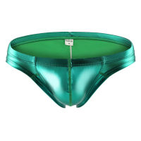 Mea briefs SEXY U-convex Underwear LOW waist underpants SEXY STAGE Dance Men Leather.กางเกงในชายเซ็กซี่กางเกง jockstrap