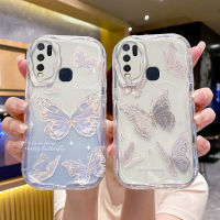 เคส Y50สำหรับ Vivo Y30 Y30i แฟชั่นพรีเมี่ยมเด็กผู้หญิงเคสเคสซิลิโคนกันกระแทกโทรศัพท์แบบนิ่มดีไซน์รูปผีเสื้อที่สวยงามสำหรับ Vivo