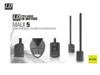 LD SYSTEMS MAUI 5 Ultra Portable Column PA System 800 W