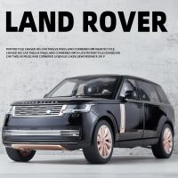 1/18 Scale Large Diecast Land Range Rover SV2022 Off-Road SUV Simulation Alloy Model Car Collection Sound &amp; Light Toys For Kids