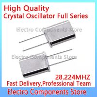 5 ชิ้น / ล็อต 28.224M HC-49U 28.224MHZ 2P Passive Crystal Oscillator 49U 2Pin Resonator DIP Through Hole DIP-2P