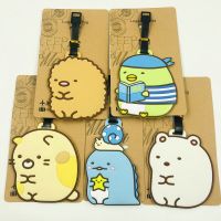 【DT】 hot  High Quality Cute Japanese Small Animal Travel Accessories Luggage Tag Silica Gel Suitcase ID Addres Holder Baggage Boarding Tag