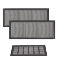 Magnetic Vent Cover Air Vent Screen Register Trap Rectangle Floor Register Mesh Cover For Wall Ceiling Floor Debris Floor Cover Exhaust Fans