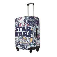 Star War เคสกระเป๋าถือเดินทางกันฝุ่นและรอยขีดข่วนโพลีเอสเตอร์ยืดได้หนาทนทานต่อการฉีกขาดสามารถซักได้ลายการ์ตูนสำหรับกระเป๋าเดินทางขนาด18-32นิ้วที่คลุมขายดี