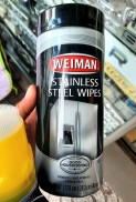 KHĂN LAU KIM LOẠI ĐA NĂNG Weiman Stainless Steel Wipes 30 count