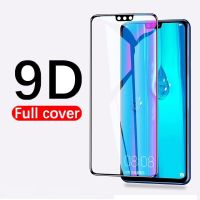 ฟิล์มกระจกแบบเต็มจอกันรอยแบบเต็มจอสําหรับ Huawei P Smart Z Plus Y5 Y6 Y7 9 Prime Pro 2019 Full Cover Tempered Glass Screen Protector Film