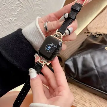 Genuine leather apple watch on sale strap