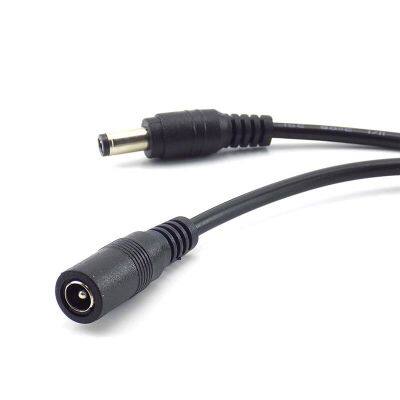 ；【‘； DC Power Cable Extension Cord Adapter Female To Male Plug 5.5Mmx2.1Mm Power Cords For CCTV Camera Home Security Strip Light