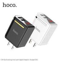 Hoco หัวชาร์จ รุ่นC39 เครื่องชาร์จพอร์ต USB พร้อมจอแสดงผล LED 2.4A ชาร์จไว ชาร์จเร็ว ของแท้ มีรับประกัน