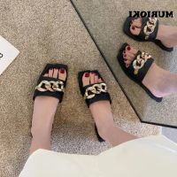 COD DSFGRTUTYIII MURIOKI Sandals And Slippers 2023 Korean Students All-Match Flat Shoes