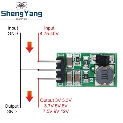 ShengYang DD4012SA 1A DC 5-40V to 3V 3.3V 3.7V 5V 6V 7.5V 9V 12V Regulator DC-DC Step-Down Buck Converter Module Board