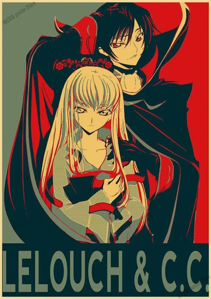  Code Geass Lelouch of the Rebellion Japanese Anime Series  Poster 24in x 36in: Posters & Prints
