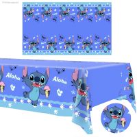 ✇ Lilo And Stitch Birthday Party Supplies Tablecloth Disposable Plastic Table Cover 3D Balloon for Kids Baby Shower Decoration